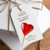 Valentines Herzlollipop kleine süße Leckerei Geschenkanhänger