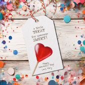 Valentines Herzlollipop kleine süße Leckerei Geschenkanhänger