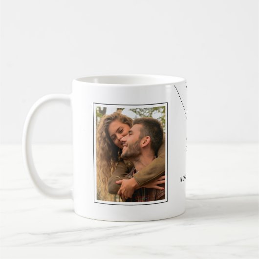 Valentines Holding Hands-Foto Kaffeetasse (Links)