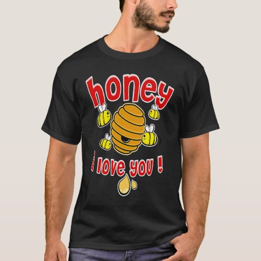 Valentine's Honey T-Shirt (Vorderseite)