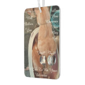 Valentine's Humor Cats Photo Text Autolufterfrischer (Links)