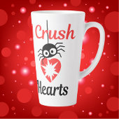 Valentine's I Crush Hearts niedliche Spinne | Milchtasse