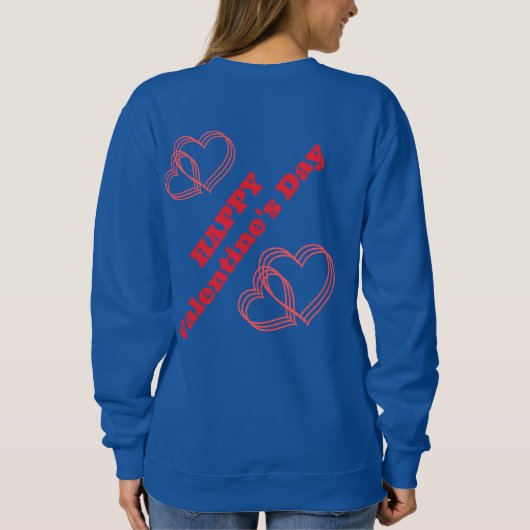Valentine's I Crush Hearts niedliche Spinne | Sweatshirt (Rückseite)