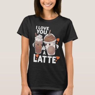 Valentines I Liebe Sie ein Paar Espresso Coff T-Shirt