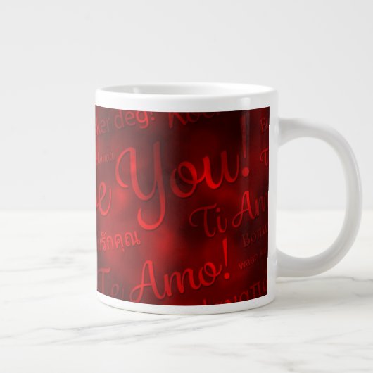 Valentines Jumbo Tasse (Rechts)