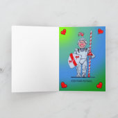 Valentines knight in shining armor card karte (Innenseite)