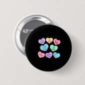 Valentines Labor And Delivery Nurse Heart Candy La Button (Vorne & Hinten)