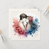 Valentines Liebe Cards Karte (Vorderseite/Rückseite Beispiel)