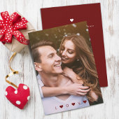 Valentines LIEBE Fotokarte Feiertagskarte