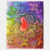 Valentine's Magic Fleece Blanket (Vorderseite)