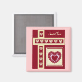 VALENTINES Magnet (Vorderseite/Rückseite)