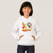 Valentines Meerkat Girls Pullover Hoodie (Vorne ganz)