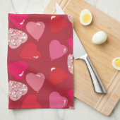 Valentines Mini Herd Balloons Rotes Rosa Handtuch (Viertel Falte)