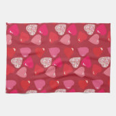 Valentines Mini Herd Balloons Rotes Rosa Handtuch (Horizontal)