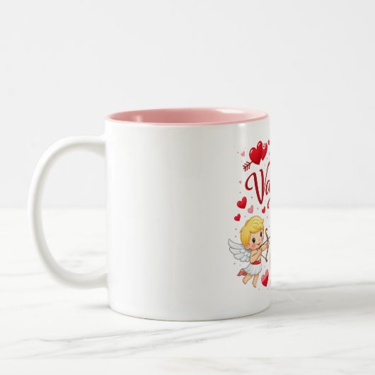 Valentines Mug Zweifarbige Tasse (Links)