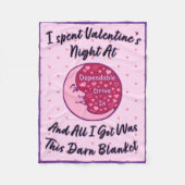 Valentine's Night 2026 "Darn" Blanket Fleecedecke (Vorderseite)