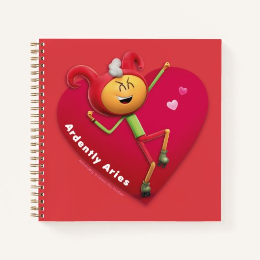 Valentine's Notebook for Aries Notizblock (Vorderseite)