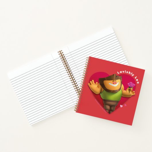 Valentine's Notebook für Leo Notizblock (Innenseite)