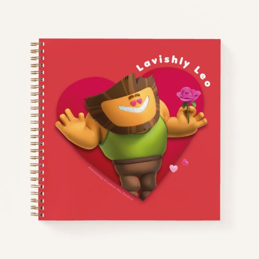Valentine's Notebook für Leo Notizblock (Vorderseite)