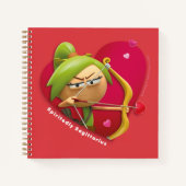 Valentine's Notebook für Sagittarius Notizblock (Vorderseite)