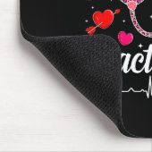 Valentines Nurse Practitioner Scrubs Nurse Life St Mousepad (Ecke)