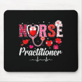 Valentines Nurse Practitioner Scrubs Nurse Life St Mousepad (Vorne)