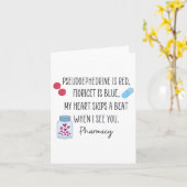 Valentines Pharmazeutischer Unternehmer Karte (Gelbe Blume)