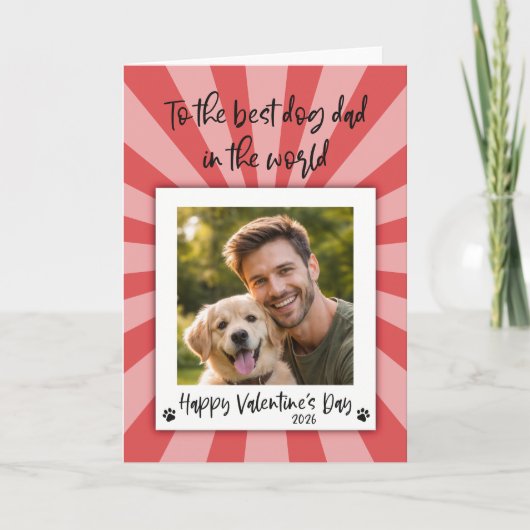 Valentines Photo Card - Card from the Dog Karte (Vorderseite)