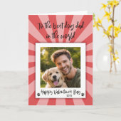 Valentines Photo Card - Card from the Dog Karte (Gelbe Blume)