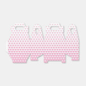 Valentines Pink Heart Shape Pattern Geschenkschachtel (Ungefaltet)