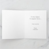 Valentines Pink Spiel mit Lippen und Herz Card Karte (Innenseite)