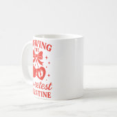 Valentines Pregnancy Announcement Growing Sweetest Kaffeetasse (Vorderseite Links)
