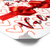 Valentines Red Nk Izable Photo  Poster (Ecke)
