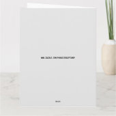 VALENTINE'S ROMANCE MYSTERY INTRIGUE! BIG CARD KARTE (Rückseite)