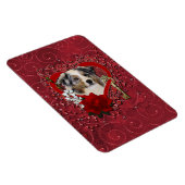 Valentines - Schlüssel zu meinem Herzen - Australi Magnet (Rechte Seite)