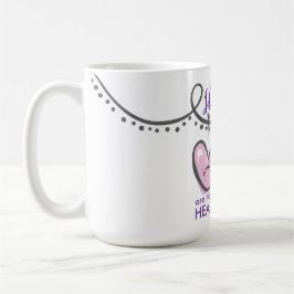 Valentines Sisters Heartstrings Personalisiert Kaffeetasse