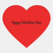 Valentines Spezialaufkleber Herz-Aufkleber (Vorderseite)