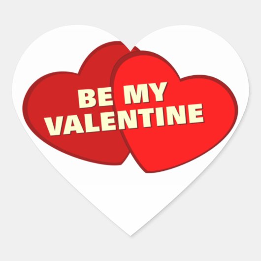 Valentines Square Stickers (Vorderseite)