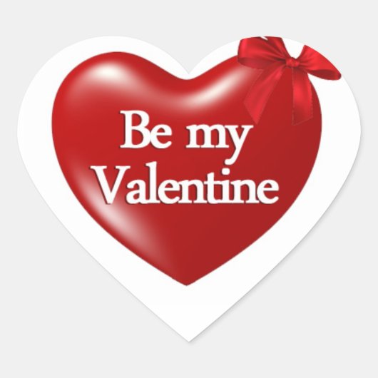 Valentines Square Stickers (Vorderseite)