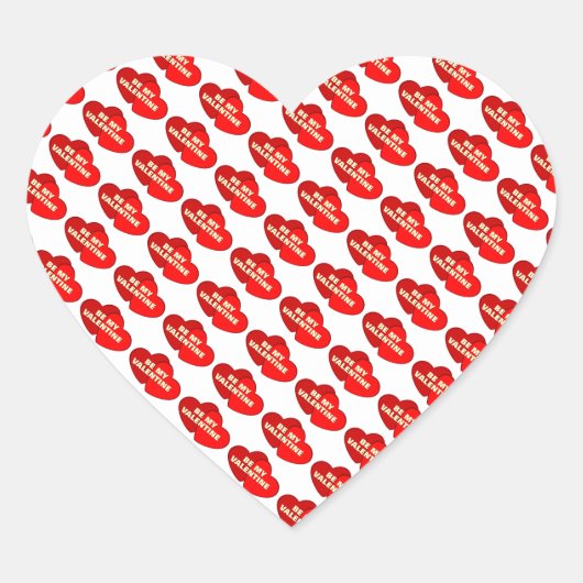 Valentines Square Stickers (Vorderseite)