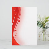 Valentines Stationery Briefpapier (Stehend Vorderseite)