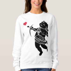 Valentine's Sweatshirts Lady's Cupid Liebe Shirts