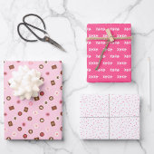 Valentine's - Sweetest Day - Wrapping Paper Trial  Geschenkpapier Set