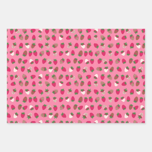 Valentine's - Sweetest Day - Wrapping Paper Trio 2 Geschenkpapier Set (Vorderseite 2)