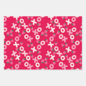 Valentine's - Sweetest Day - Wrapping Paper Trio 2 Geschenkpapier Set (Vorderseite)