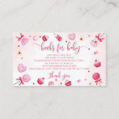 Valentines Sweethart Bücher für Babytickets Begleitkarte (Vorderseite)