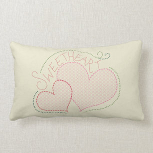 Valentine's Sweetheart Cross Stitch Kissen