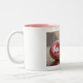 Valentine's Sweetheart Donut Zweifarbige Tasse (Links)