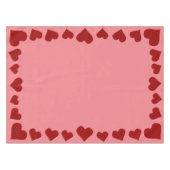 Valentine's Tablecloth Custom Valentine's Decor Tischdecke (Vorderseite (Horizontal))