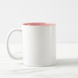 Valentines-Tasse Leidenschaft der Liebe rosa Zweifarbige Tasse